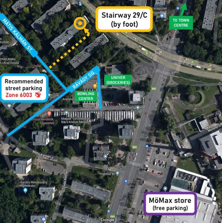 Rávágy Apartman Kecskemét Esterno foto